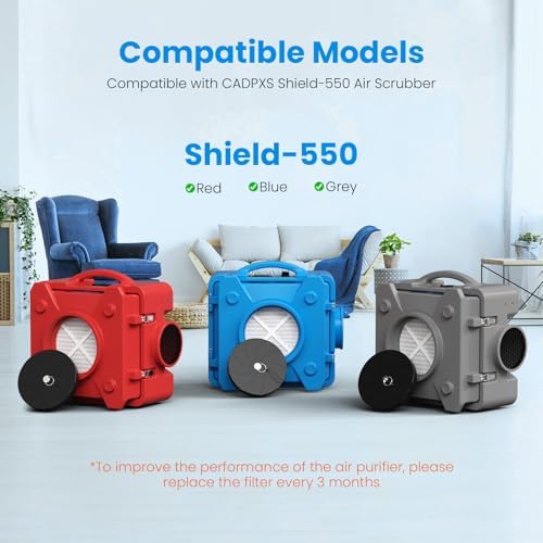 CADPXS 2-Pack MERV-10 Filters for CADPXS Shield 550 Air Scrubber - Image 4