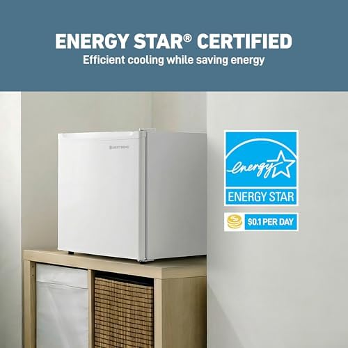 West Bend Mini Fridge for Home, Office, Bedroom & Dorm, 1.6 Cu. Ft., White - Image 4
