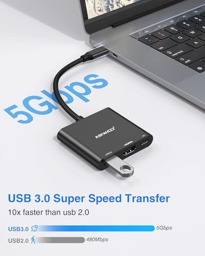 USB C to HDMI Adapter, 4K HDMI to USB-C Multiport Hub Adapter - Image 5