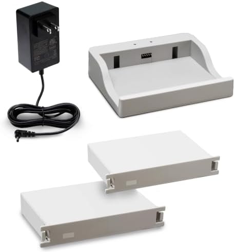 High Tech Pet Backup Battery for Power Pet Automatic ROLL UP Door – PXR Motorized Roll-Up Pet Door Emergency Battery Backup for Power Outages (2 Battery Back Ups with Charger Kit) by HighTechPet