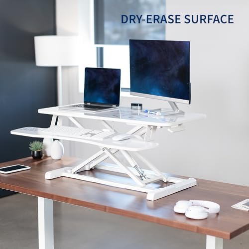 VIVO White Dry Erase 36 in Desk Converter, DESK-V036KWE - Image 4