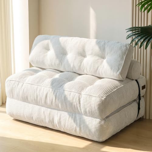 MAXYOYO Folding Sofa Bed, Convertible Chair Bed with Pillow by MAXYOYO