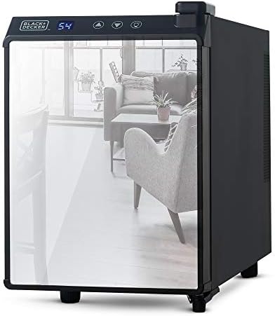 BLACK+DECKER 6-Bottle Thermoelectric Wine Chiller, BD60316, Mirrored Door by Unknown