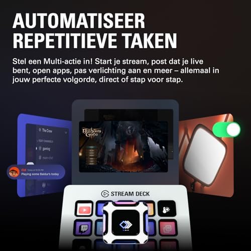 Elgato Stream Deck MK.2 White Studio Controller, 15 Keys - Image 5