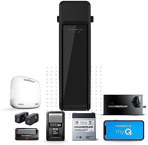 Chamberlain Wall Mount myQ Garage Door Opener, Battery Backup by Chamberlain%7CmyQ