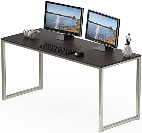 SHW Mission 55-Inch Home Office Computer Desk, Espresso by SHW