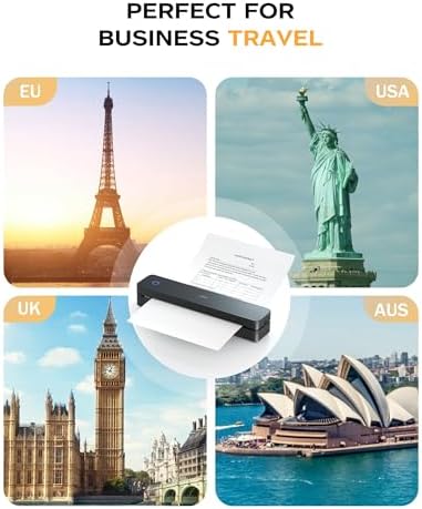 PRT MT610 Portable A4 Thermal Printer, Inkless Bluetooth Printer for Phone - Image 6