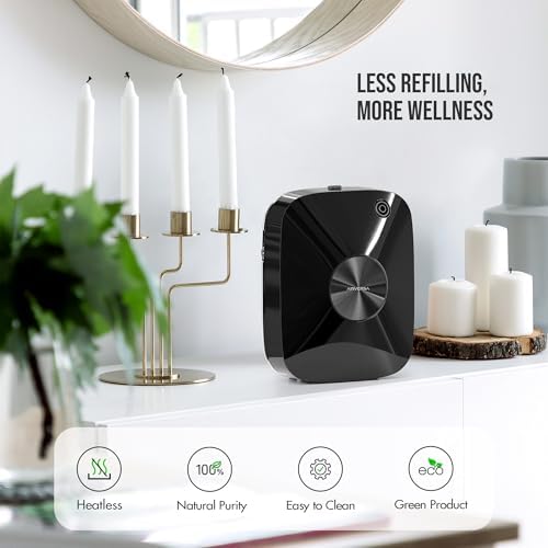 Airversa ANA Smart Waterless Essential Oil Diffuser for Large Room, Black - Image 5