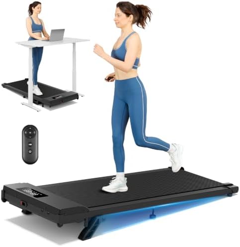 THERUN 8% Incline Walking Pad Large 41.3'' x 16.5''Running Belt by THERUNFITNESS