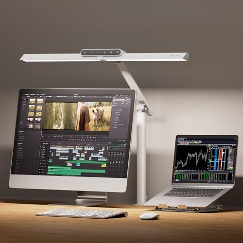 Honeywell HJ1 Sunturalux LED Clamp Desk Lamp 1200LM for Computer by HoneywellAirComfort