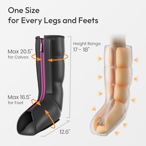 QUINEAR Heated Leg Compression Massager for Circulation, FSA-HSA - Image 5