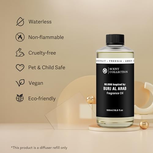 Luxury Scent Diffuser Oil – Hotel Style Fragrance Oil for Home, Large Room – Long Lasting Aroma Oil for Ultrasonic & Waterless Diffusers - Image 3