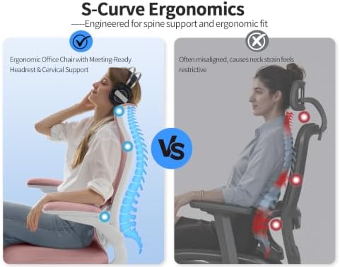 TRALT Office Chair Ergonomic Desk Chair - Gaming Chair with Lumbar Support - Image 3