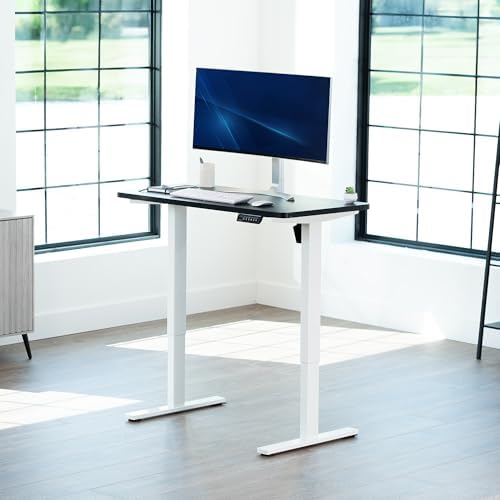 VIVO Black 43 x 24 in Standing Desk, DESK-KIT-1W4B - Image 2