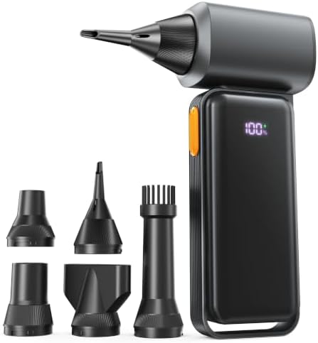 DooGooCoo Powerful Compressed Air Duster,150000RPM Turbo Fan, 66m/s Airflow by DooGooCoo