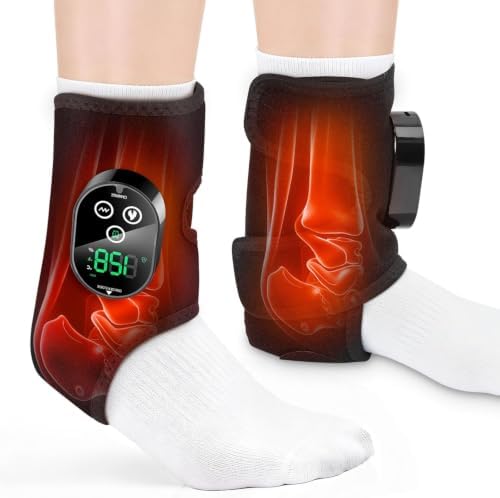 2-Pack Cordless Ankle Heating Pad with Massage for Foot & Elbow by Unknown