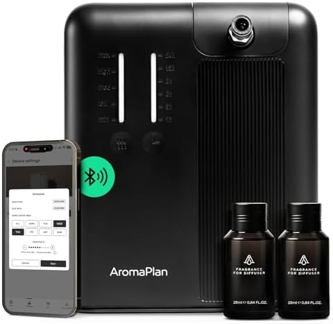 Smart Scent Diffuser Whole House + 2 Scents – 5 Star Hotel, Cold Air by AromaPlan