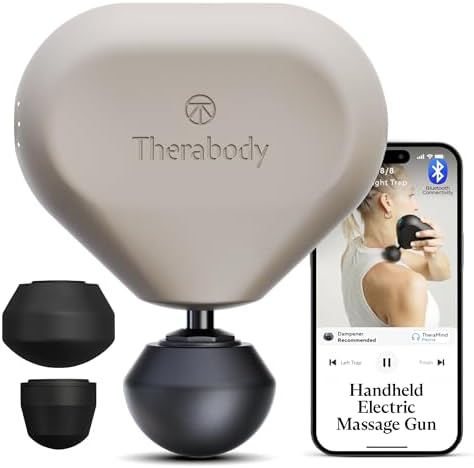 TheraGun Therabody Mini 3rd Gen Massage Gun | Travel Essential, Oat by Therabody