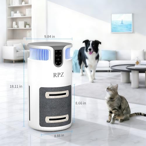 RPZ Smart Pet Air Purifier with WiFi, Washable HEPA Filter - Image 2