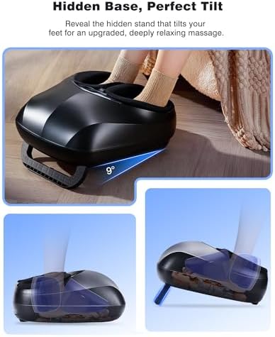 KNQZE Shiatsu Foot Massager with Heat, Adjustable Arch-Lift Massage Design - Image 4