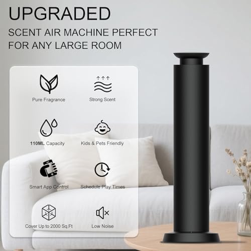Hotel Waterless Scent Diffuser with 5 Fragrance Oils Covers up 2000 Sq Ft - Image 2