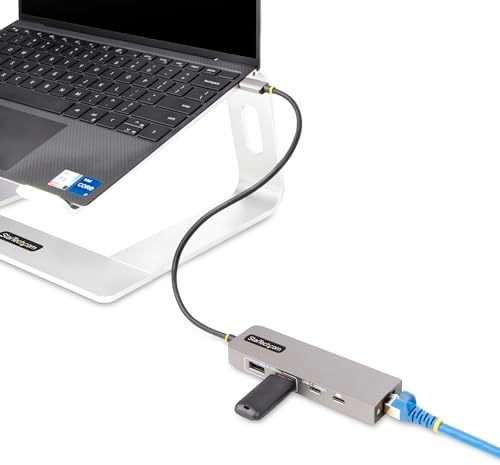 StarTech 3-Port USB-C Hub, 10Gbps, with 2.5GbE and 100W PD Pass-Through - Image 6
