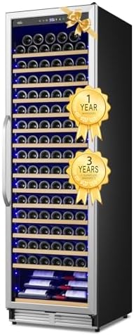 24 Inch Upgraded190 Bottles Wine Cooler Refrigerator by Velieta-SpecialistinFridge