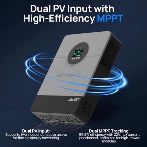 ECO-WORTHY 48V Home Backup Power,30720 Wh Battery,Liber 10KP 10KW Inverter - Image 5