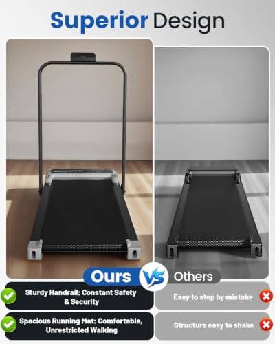 Walking Pad Treadmill for Home, Walking Pad with Incline and Handle Bar - Image 6