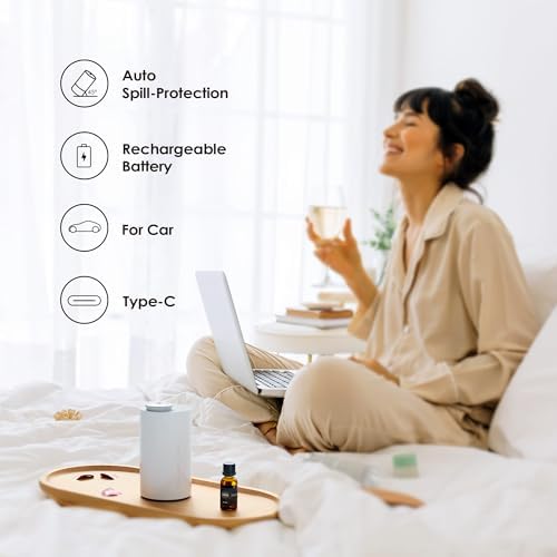 Airversa AN6 Waterless Diffuser for Essential Oil for Home, Room, White - Image 6