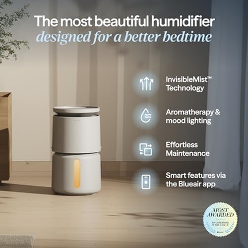 BLUEAIR 7.6L Top-Fill Humidifiers for Home, 2 Gallon, DreamWell H76i Beige - Image 2