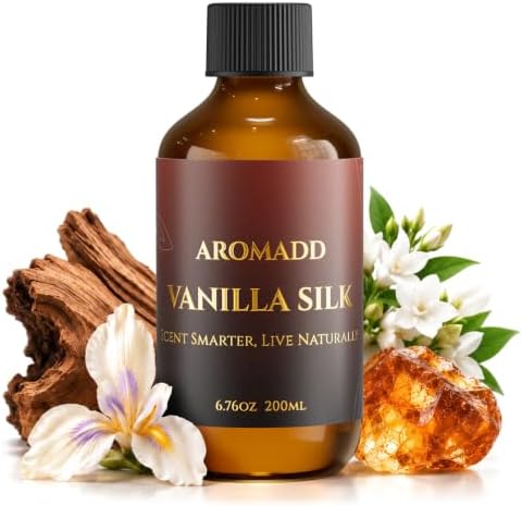 Vanilla Silk Diffuser Oil Inspired by Baccarat Luxury Hotel Scent, 200 mL by Aromadd