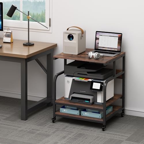 Fannova Extra Large 3D Printer Stand Table with Adjustable Storage Shelf - Image 6