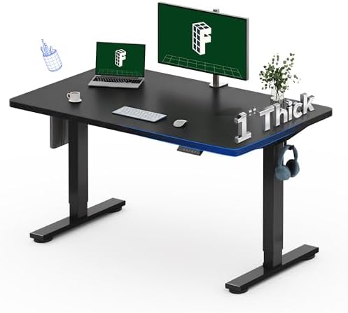 FLEXISPOT 48"x30" Electric Standing Desk, Black by Unknown