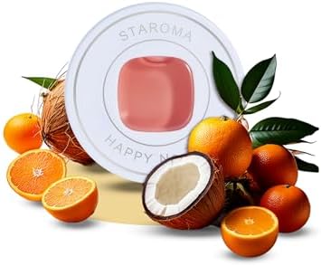 Happy (Citrus Essential Oil Refill), Compatible with STAROMA Waterless Essential Oil Diffuser – Premium Aromatherapy Fragrance, Gentle and Consistent Scent – for 200 sqft Small Room, Office, Car by STAROMA