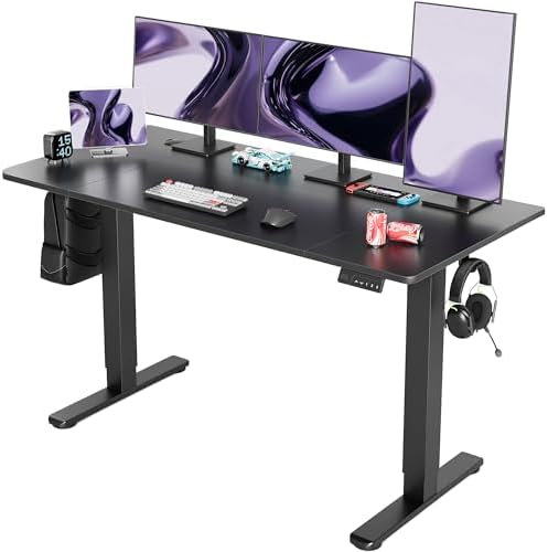 YDN 63 x 24 Inch Black Electric Standing Desk by YDN
