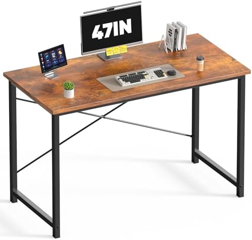 DUMOS 47 Inch Small Computer Desk, Gaming Desks for Home Office Bedroom by DumosLifestyle