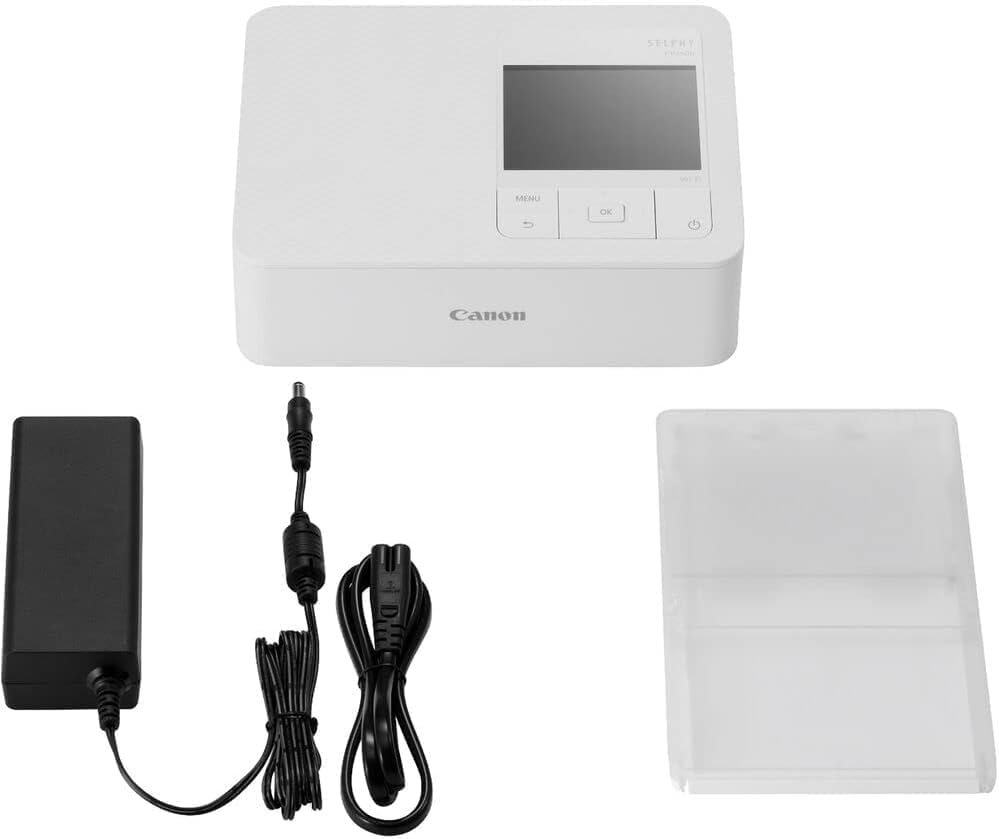 Canon Selphy CP1500 Photo Printer Bundle (White) with KP-108 Paper (108 Sheets) 3 Color Ink Cartridges & Tudak Cleaning Cloth – Wireless Compact Dye-Sub Printer Kit - Image 5