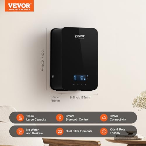 VEVOR Upgrade HVAC Scent Diffuser, Smart Scent Air Machine for Home, 180ML with Cold Air Technology, Waterless Essential Oil Diffuser, Cover Up to 2000 Sq.Ft for Living Room, Office, Spa, Hotel - Image 2