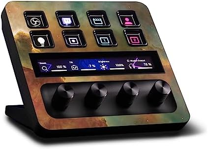 MightySkins Skin Compatible with Elgato Stream Deck + - Space Smoke | Protective, Durable, and Unique Vinyl Decal wrap Cover | Easy to Apply, Remove, and Change Styles | Made in The USA by MIGHTY+SKINS