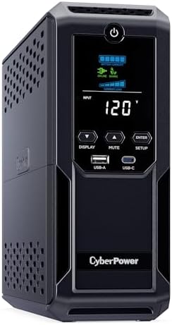 CyberPower CP1350AVRLCD3 Intelligent LCD UPS Battery Backup - Image 3
