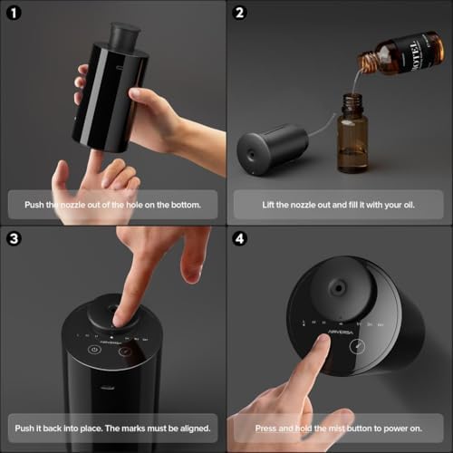 Airversa AN6 Waterless Diffuser for Essential Oil for Home, Room, Yogurt - Image 2