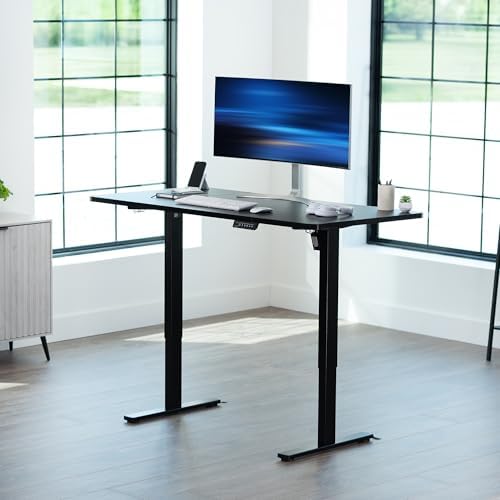 VIVO Black 60 x 30 in Standing Desk, DESK-KIT-1B6B-30 - Image 2