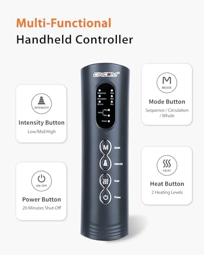CINCOM Leg Massager with Heat and Air Compression FSA - HSA - Image 5