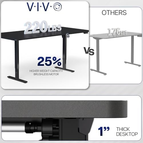 VIVO Black 83 x 30 in Standing Desk, DESK-KIT-1W8B - Image 5