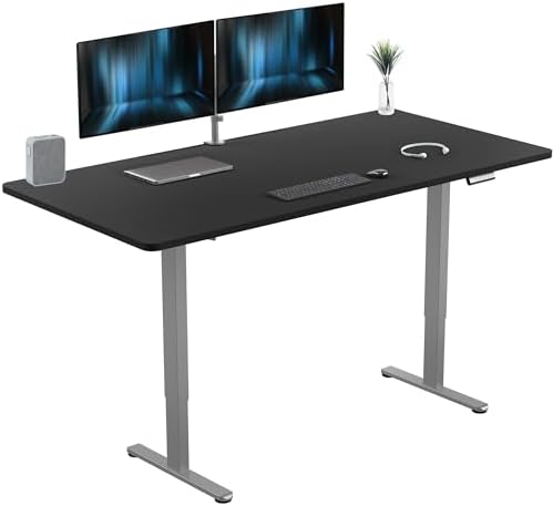 VIVO Black 71 x 36 in Standing Desk, DESK-KIT-E2G7B-36 by VIVO