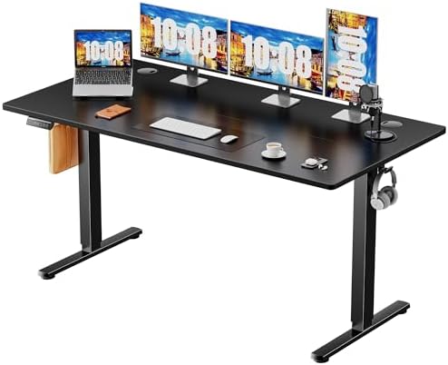 Sweetcrispy Electric Standing Desk, Computer Desk, 55 Inch by Sweetcrispy