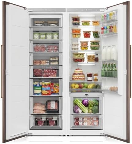 Ca'Lefort 44-Inch Panel Ready Refrigerator & Freezer Combo, 2 Units by CaLefort