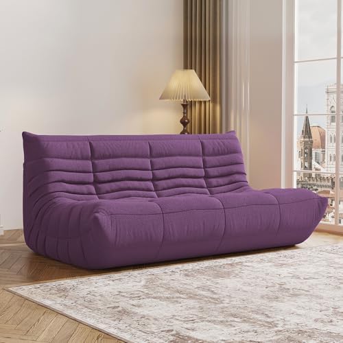3 Seater Adults Bean Bag Chairs Togo Couch Comfy Lazy Floor Sofa by SYFERLORY