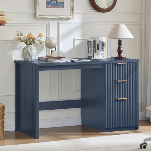 LEYAOYAO Office Desk 48" with 3 Drawers Storage File Cabinet by LEYAOYAO-Findtheshiningpointofyourideallife%EF%BC%81